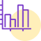 a purple line drawing of a graph