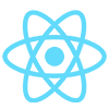 blue react symbol